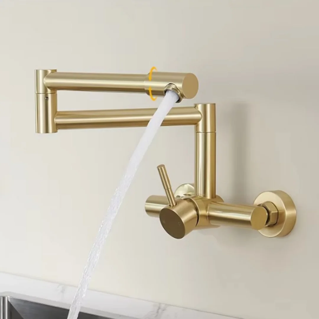 Robinet de remplissage de pot  - Pot Filler Faucet Wall Mount Folding avis et prix